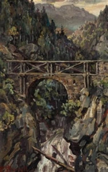 Paisaje Con Puente - view 1
