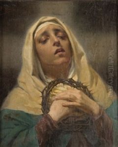 Virgen Dolorosa by Pedro Borrell del Caso