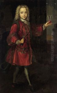 Ragazzo Giocando Del Volano: Knabe Beim Federballspiel by Giovanni Angelo Borroni