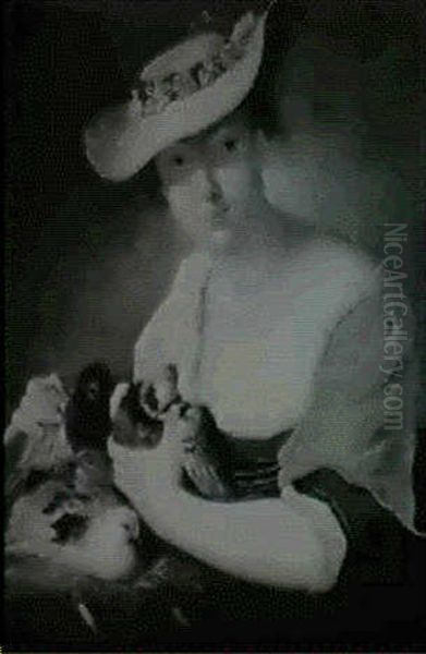 Fanciulla Con Piccioni - view 1