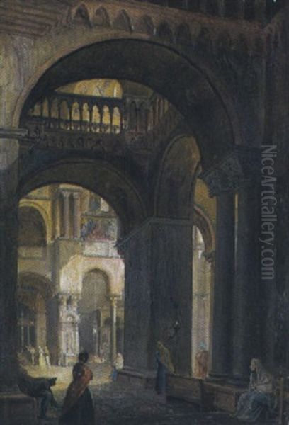 Interno Della Basilica Di San Marco A Venezia - view 1
