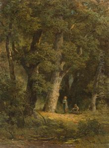Die Reisigsammlerinnen by Jan Willem Van Borselen