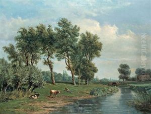 Break At The Brook by Jan Willem Van Borselen