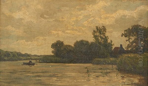 Pecheur Dans Un Estuaire - view 1