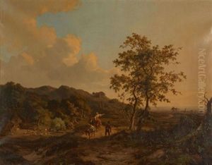 Paysage De Campagne Anime De Personnages