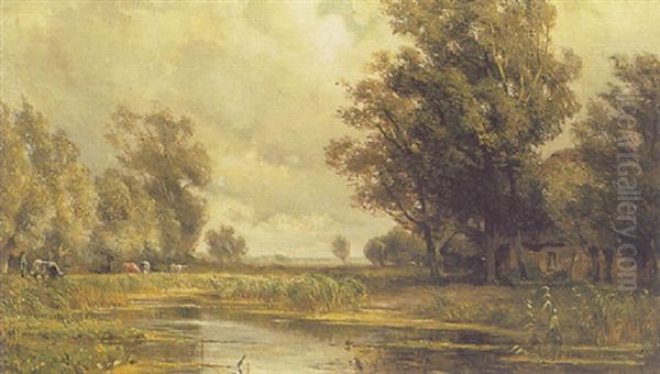 Landscape With Cows In The Distance - view 1