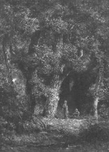 Zwei Kinder Im Wald by Jan Willem Van Borselen
