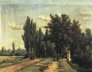Pappelallee An Einem Bach Pappelallee An Einem Bach