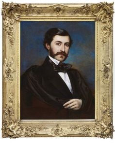 Portrait Of A Young Aristocrat by Jozsef Borsos