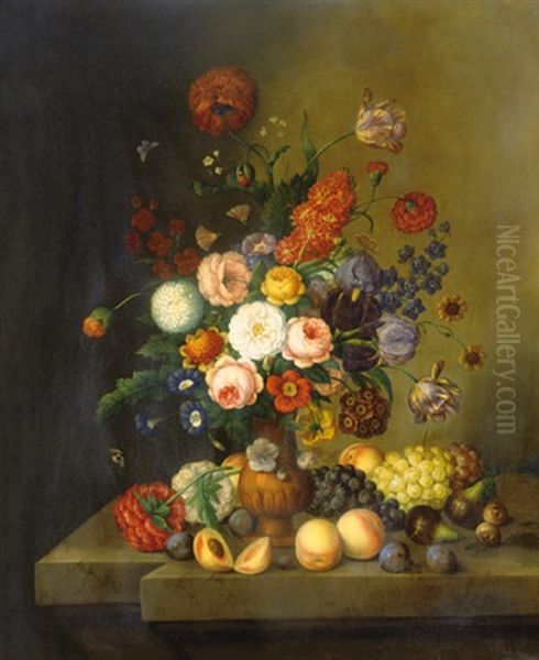 Flower- And Fruit Still Life - view 1