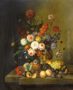 Flower- And Fruit Still Life
