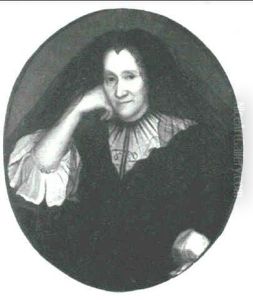 Portrait Of A Woman In Black by Pieter Borsseler