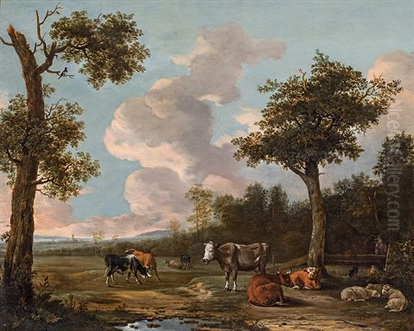 Cattle In The Fields - view 1