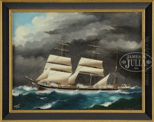 Portrait Of The Ship Pass Of Leny by Reginald Arthur Borstel