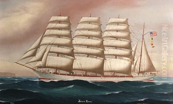 The Square Rigger "john Ena" In Australian Waters - view 1