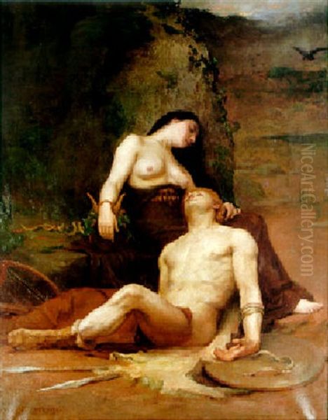 The Dying Warrior - view 1