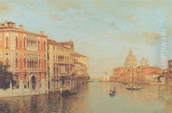 Canal Grande Mit Gondeln Im Sommer - view 1