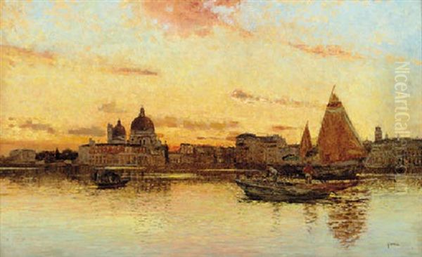 Evening On The Grand Canal, Venice - view 1