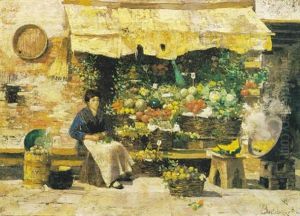 Fruttivendola by Camillo Bortoluzzi