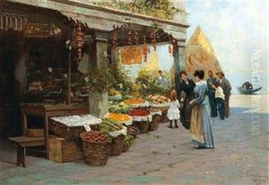 Vegetable Market In Venice by Millo Bortoluzzi