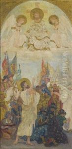Studio Per Pala D'altare by Pietro Bianco Bortoluzzi