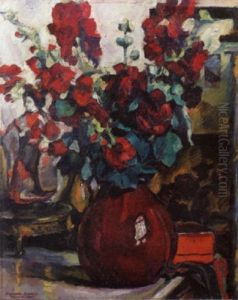 Vaso Di Fiori Rossi