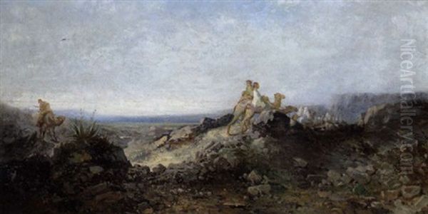 Karawane In Felsiger Landschaft - view 1