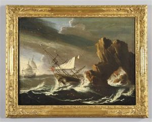 Tempesta Di Mare by Francesco Maria Borzone