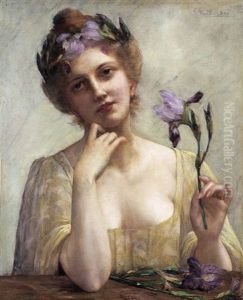 Dame Met Iris Dame Met Iris
