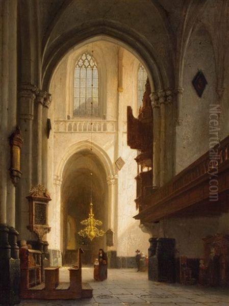 In The Hooglandschen Church In Leiden - view 1