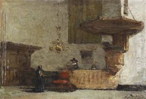 The Pulpit by Johannes Bosboom