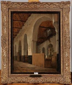 Interieur D'eglise by Johannes Bosboom