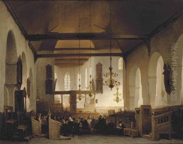 A Service In The Geertekerk, Utrecht - view 1