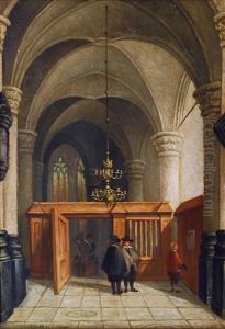 View Into A Church by Johannes Bosboom