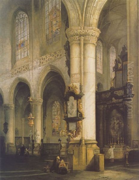 The Interior Of The Saint Jacobchurch, Antwerp - view 1