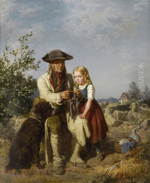 Der Alte Schaffer Und Die Enkelin (the Old Shepherd And His Granddaughter) - view 1