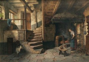 In Der Kuche by Ernst Bosch