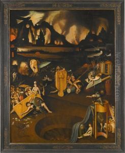 The Furnace Of Hell by Hieronymous Bosch