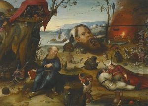 The Temptation Of Saint Anthony by Hieronymous Bosch