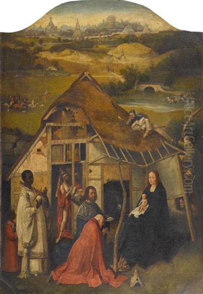 Anbetung Der Konige Mit Jerusalem Im Hintergrund - view 1