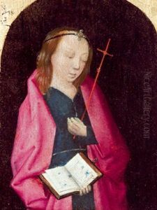 Madonna In Einem Buch Lesend by Hieronymous Bosch