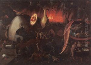 La Discesa Di Cristo Agli Inferi by Hieronymous Bosch