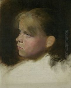 Bildnis Eines Madchens, Den Kopf Nach Links by Conrad Boese