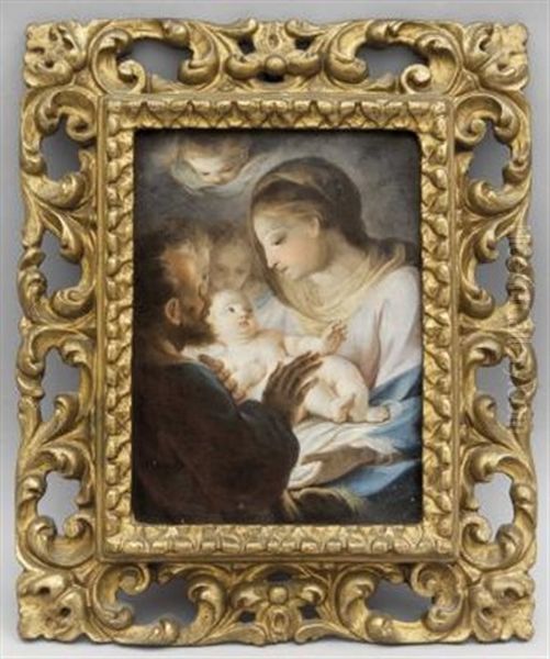 Sacra Famiglia Con Angioletti - view 1