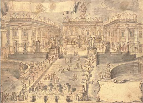 The Cordonata And Piazza Del Campidoglio - view 1