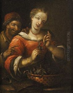 Donna Morsa Da Un Granchio