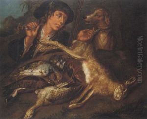 Natura Morta Con Selvaggina E Cacciatore
