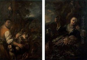 La Marchande De Volailles by Felice Boselli