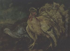 Truthahn Und Truthenne by Felice Boselli