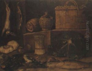 Nature Morte Aux Choux, Asperges Et Lievre